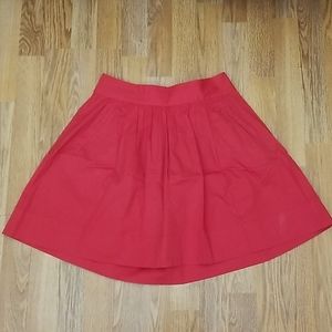 Red skirt